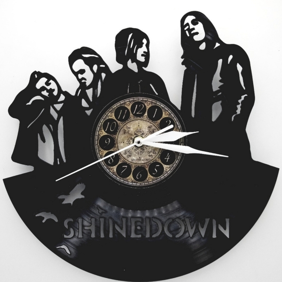 SHINEDOWN vinyl record clock - Picture 1 of 2
